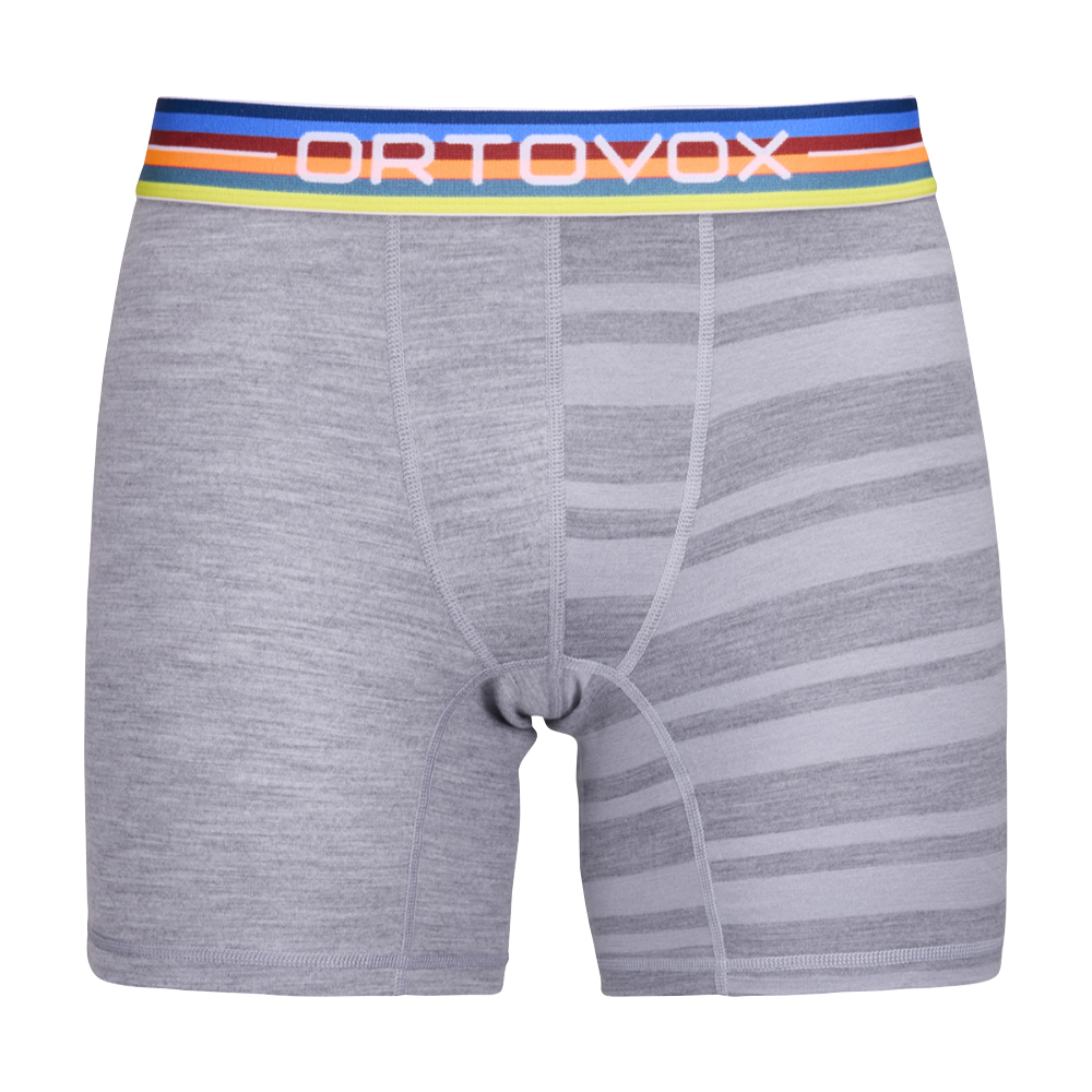 Ortovox pánské merino boxerky 185 Rock'N'Wool Boxer M Barva: arctic grey, Velikost: XL