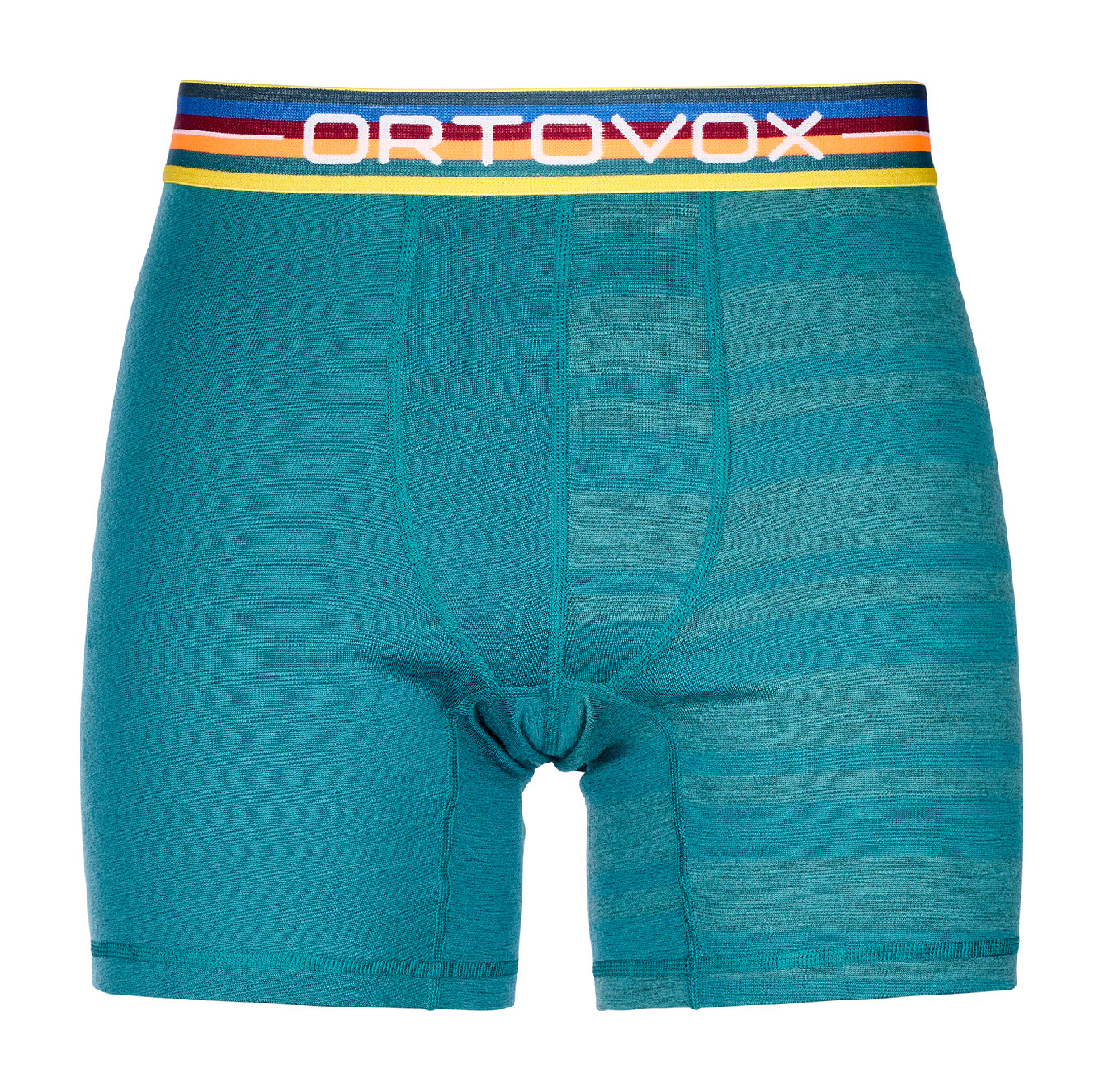 Ortovox pánské merino boxerky 185 Rock'N'Wool Boxer M Barva: pacific green, Velikost: S