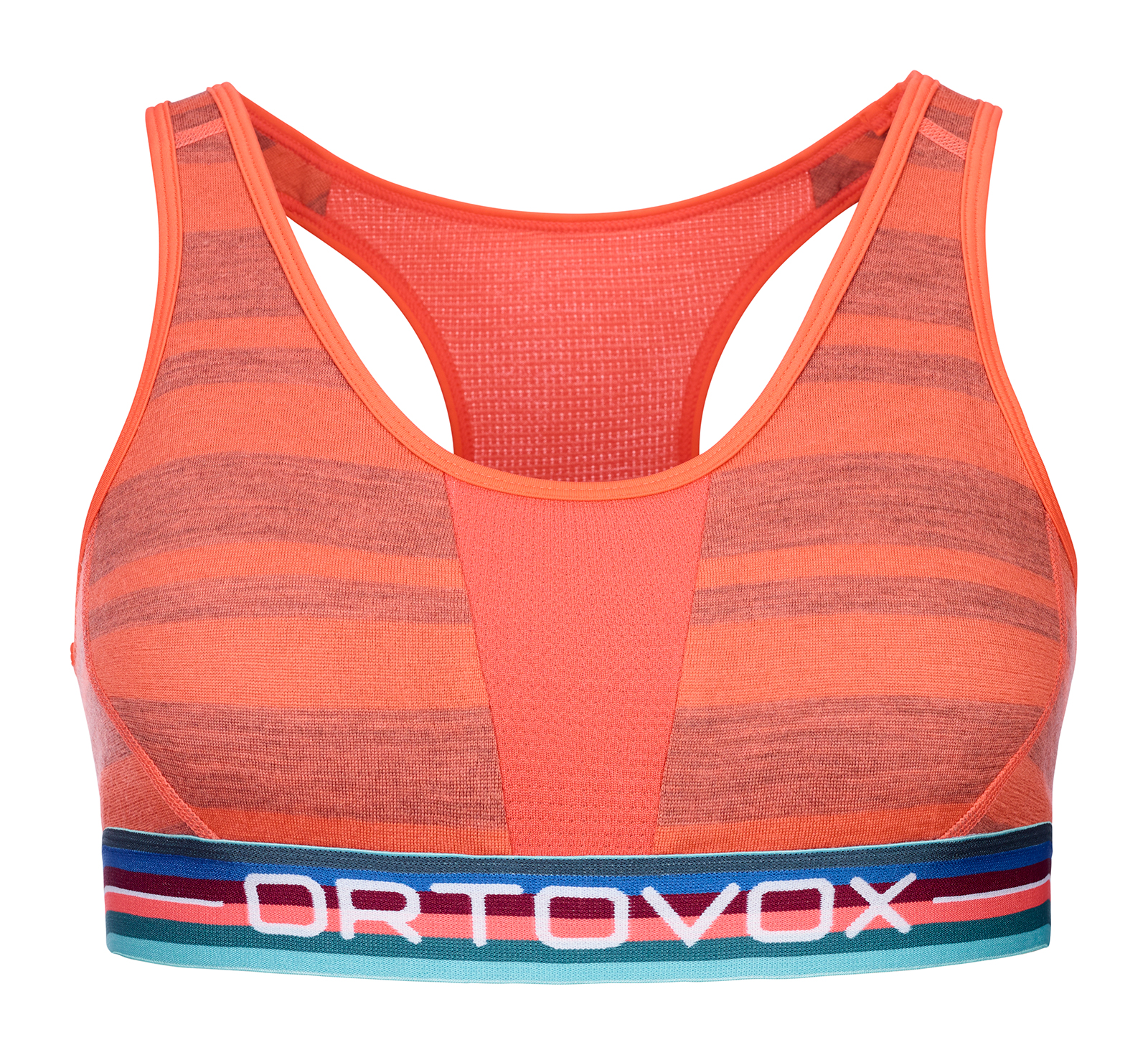Ortovox dámská merino podprsenka 185 Rock'N'Wool Sport Top W Barva: arctic grey, Velikost: M