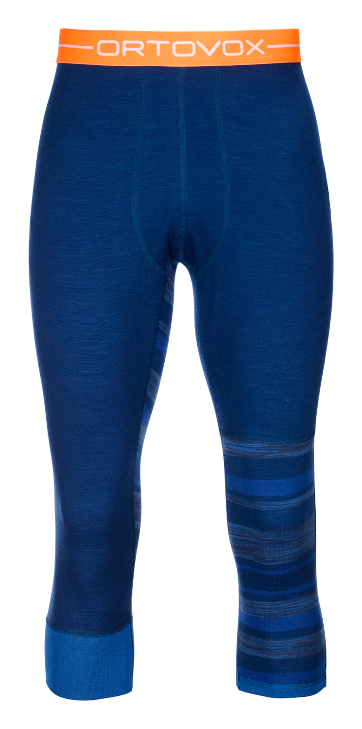 Ortovox dlouhé spodky 210 Supersoft Short Pants M Barva: petrol blue, Velikost: XXL