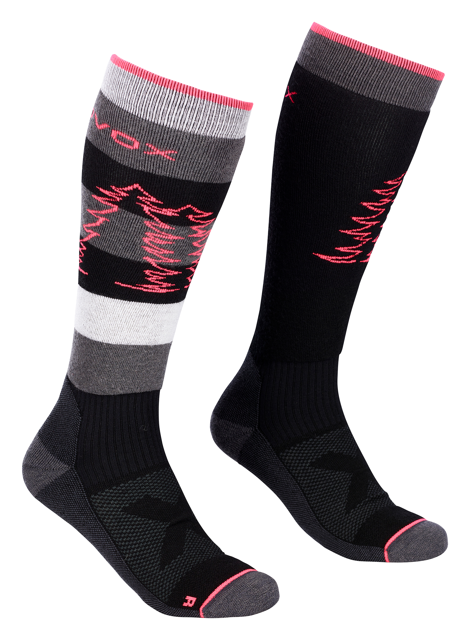 Ortovox dámské ponožky Free Ride Long Socks W Barva: black raven, Velikost: 42-44