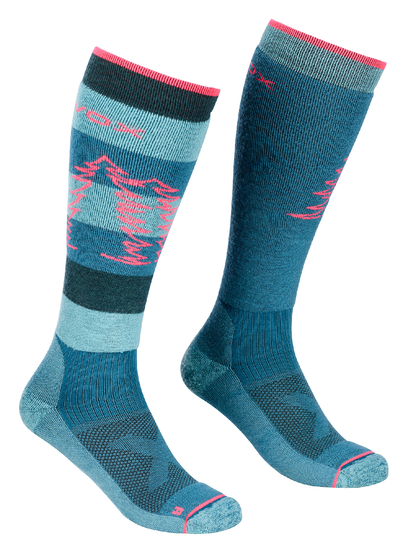 Ortovox dámské ponožky Free Ride Long Socks W Barva: pacific green, Velikost: 42-44