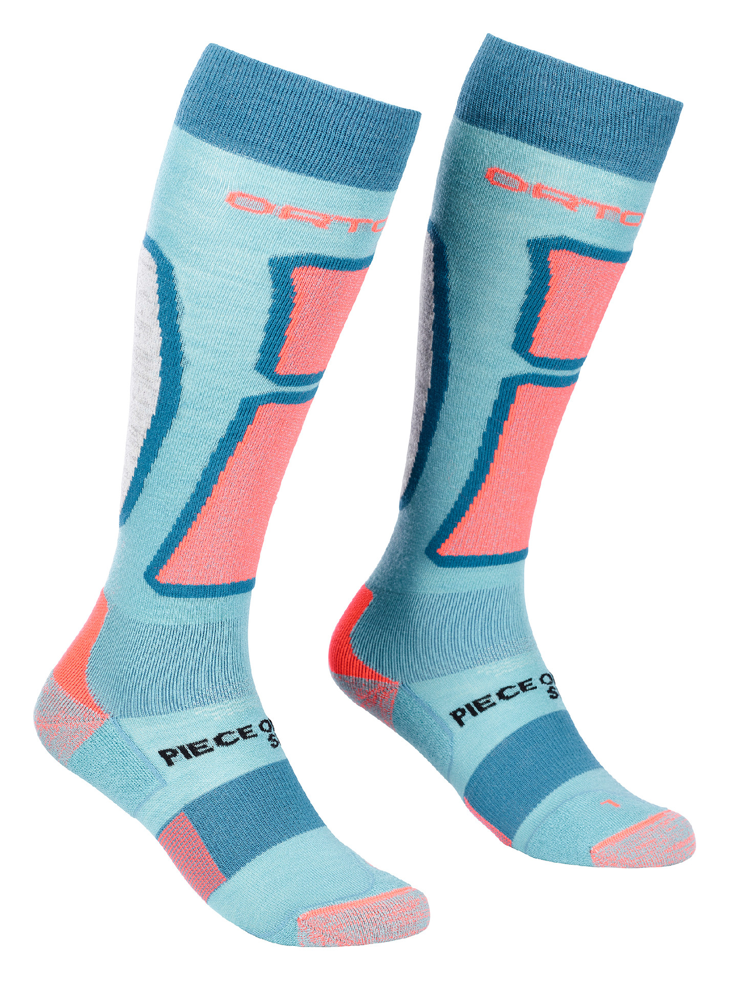 Ortovox dámské ponožky Ski Rock'N'Wool Long Socks W Barva: ice waterfall, Velikost: 42-44