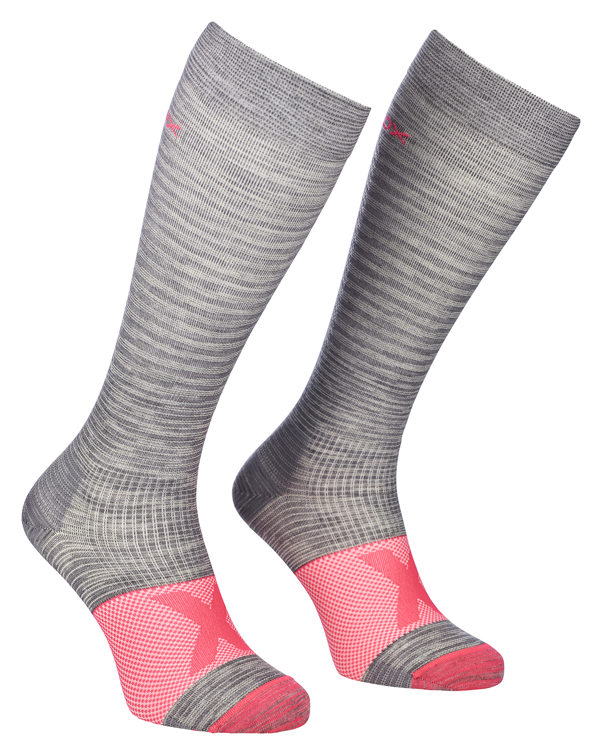 Ortovox dámské ponožky Tour Compression Long Socks W Barva: grey blend, Velikost: 39-41