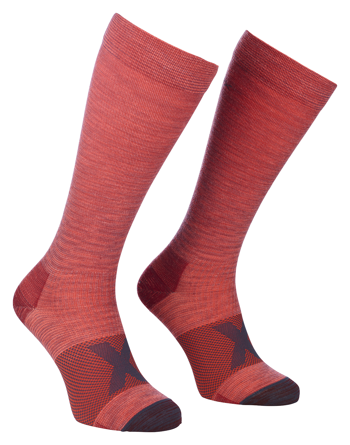 Ortovox dámské ponožky Tour Compression Long Socks W Barva: blush, Velikost: 39-41