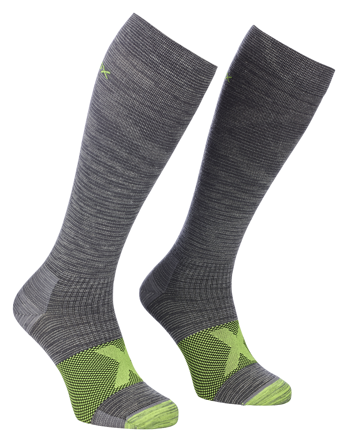 Ortovox pánské ponožky Tour Compression Long Socks M Barva: grey blend, Velikost: 39-41
