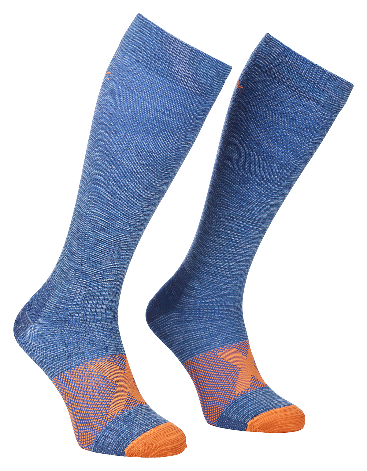 Ortovox pánské ponožky Tour Compression Long Socks M Barva: safety blue, Velikost: 39-41
