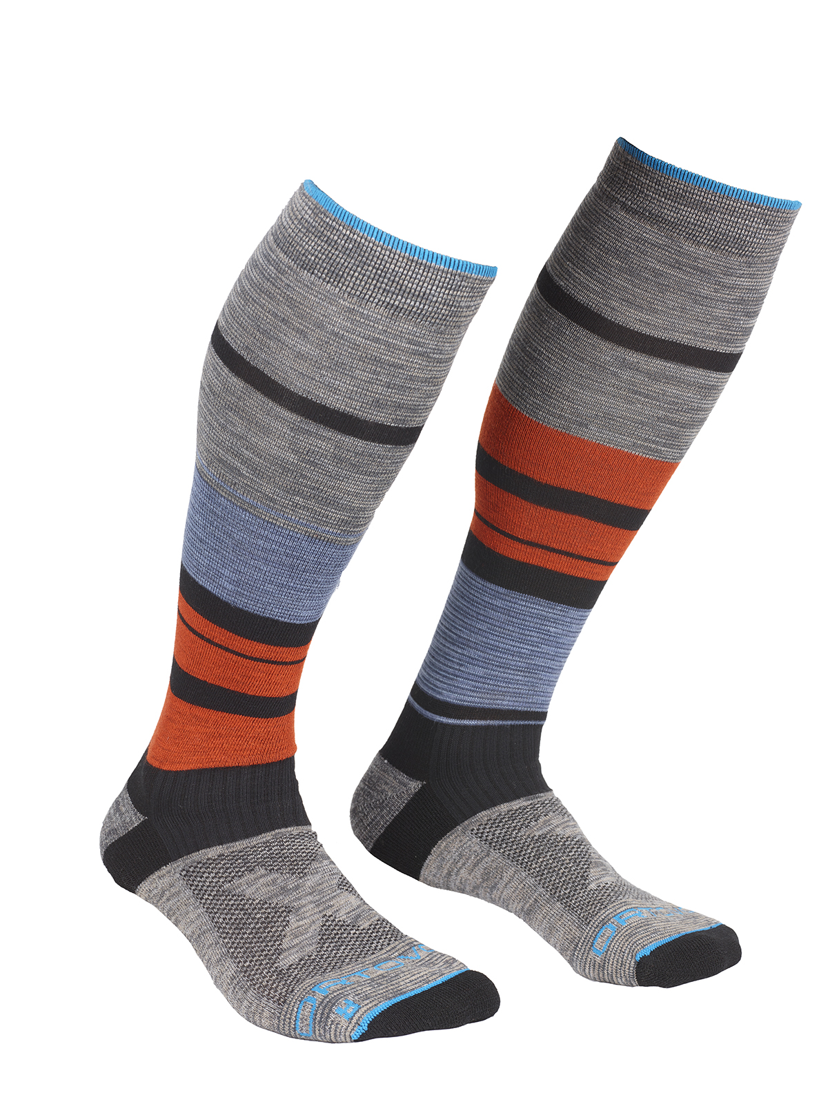 Ortovox pánské ponožky All Mountain Long Socks Warm M Barva: multicolour, Velikost: 39-41