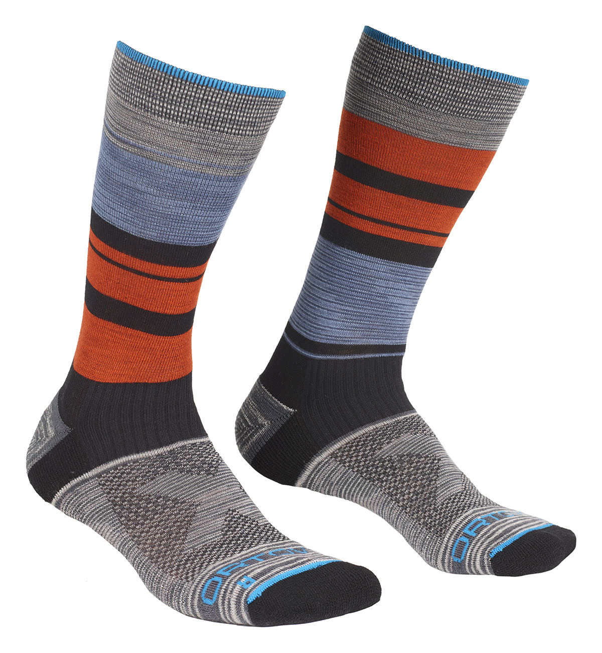 Ortovox pánské ponožky All Mountain Mid Socks M Barva: multicolour, Velikost: 39-41