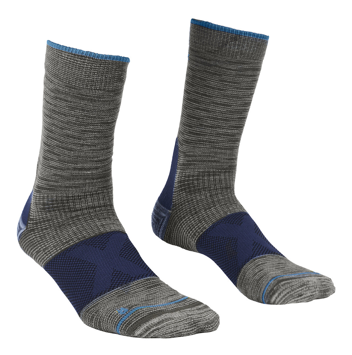 Ortovox pánské ponožky Alpinist Mid Socks M Barva: grey blend, Velikost: 39-41