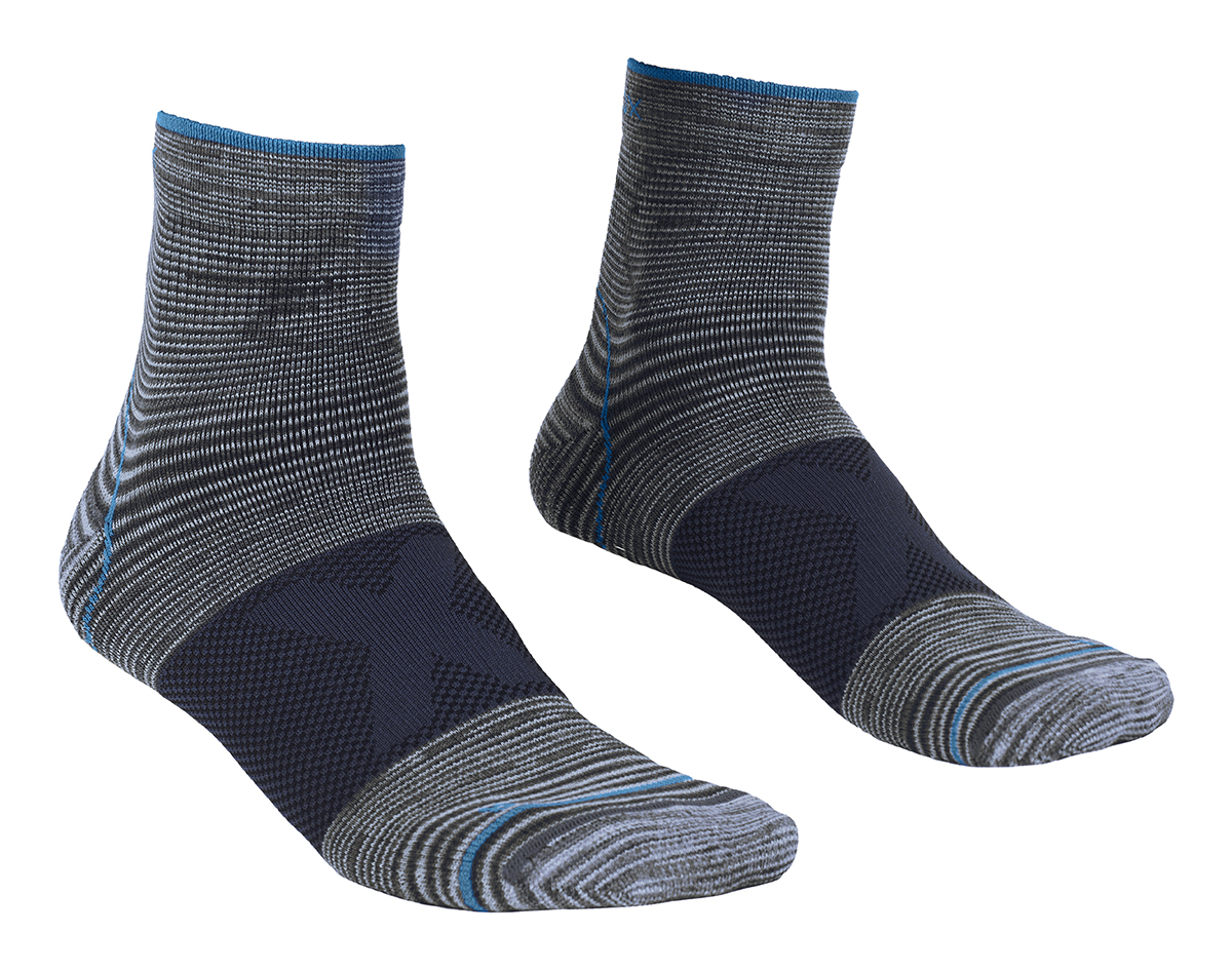 Ortovox pánské ponožky Alpinist Quarter Socks M Barva: grey blend, Velikost: 39-41