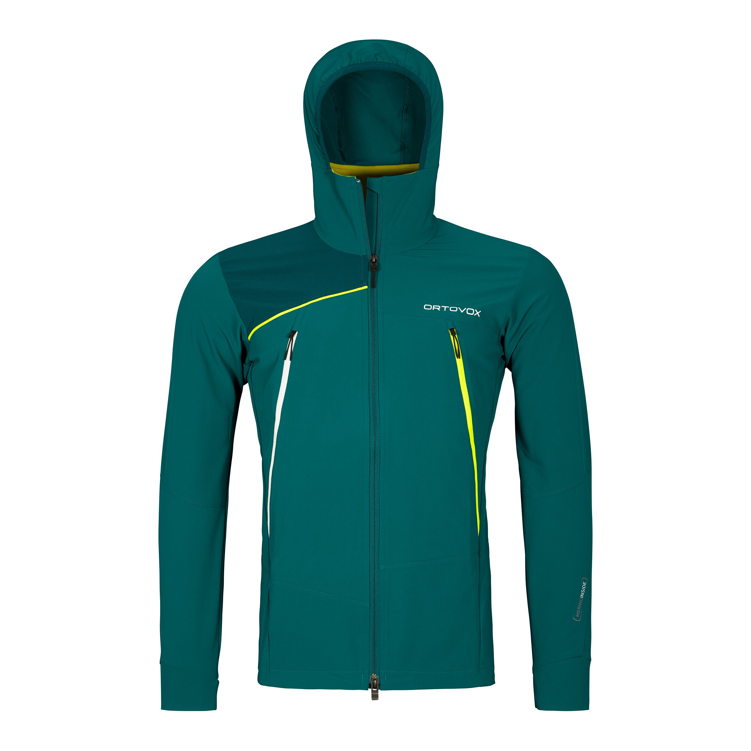 Ortovox pánská bunda Pala Hooded Jacket M Barva: pacific green, Velikost: XL