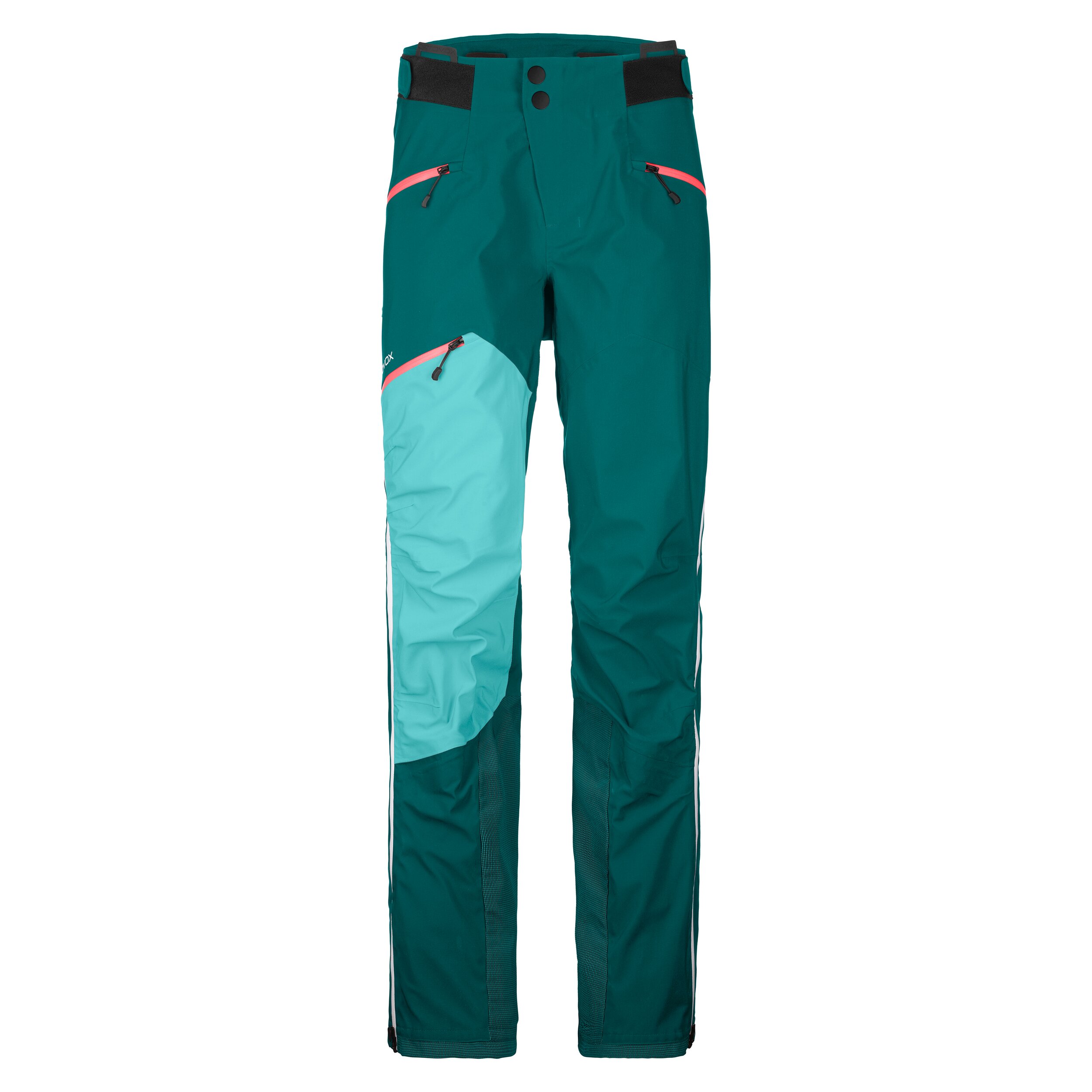 Ortovox dámské nepromokavé kalhoty Westalpen 3L Pants W Barva: pacific green, Velikost: XL