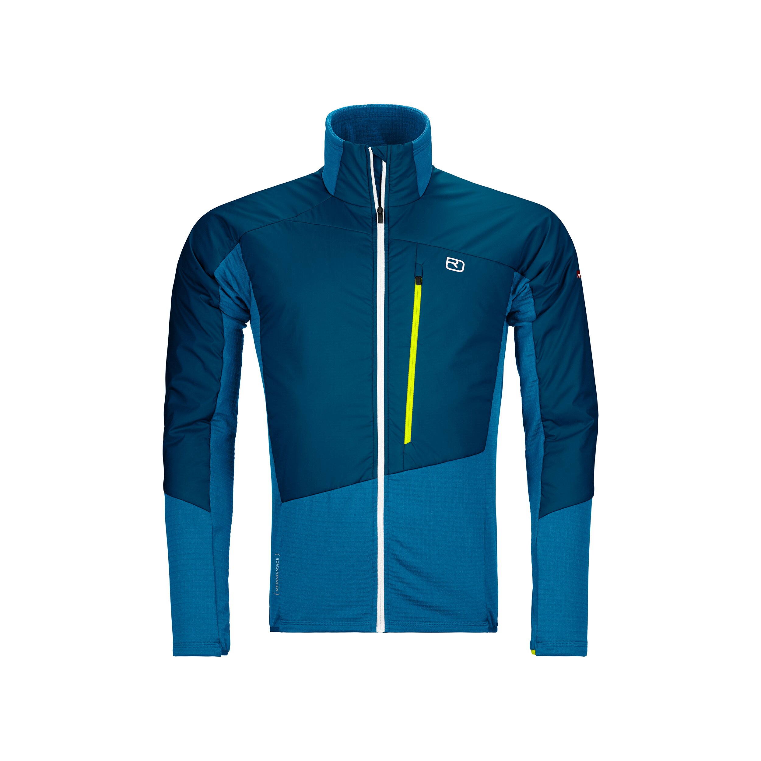 Ortovox pánská bunda Westalpen Swisswool Hybrid jacket M Barva: petrol blue, Velikost: S