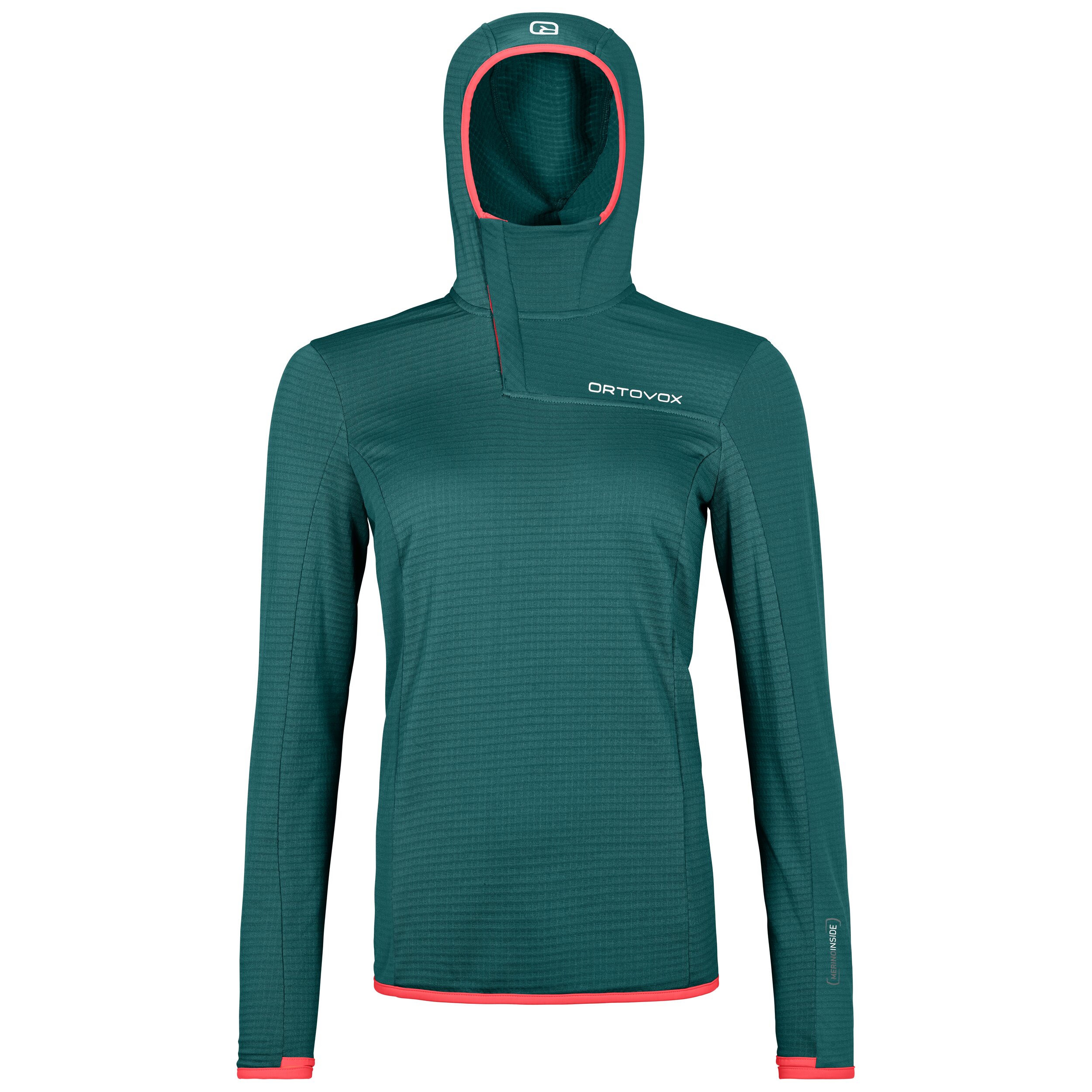 Ortovox dámská mikina Fleece Light Grid SN Hoody W Barva: pacific green, Velikost: M