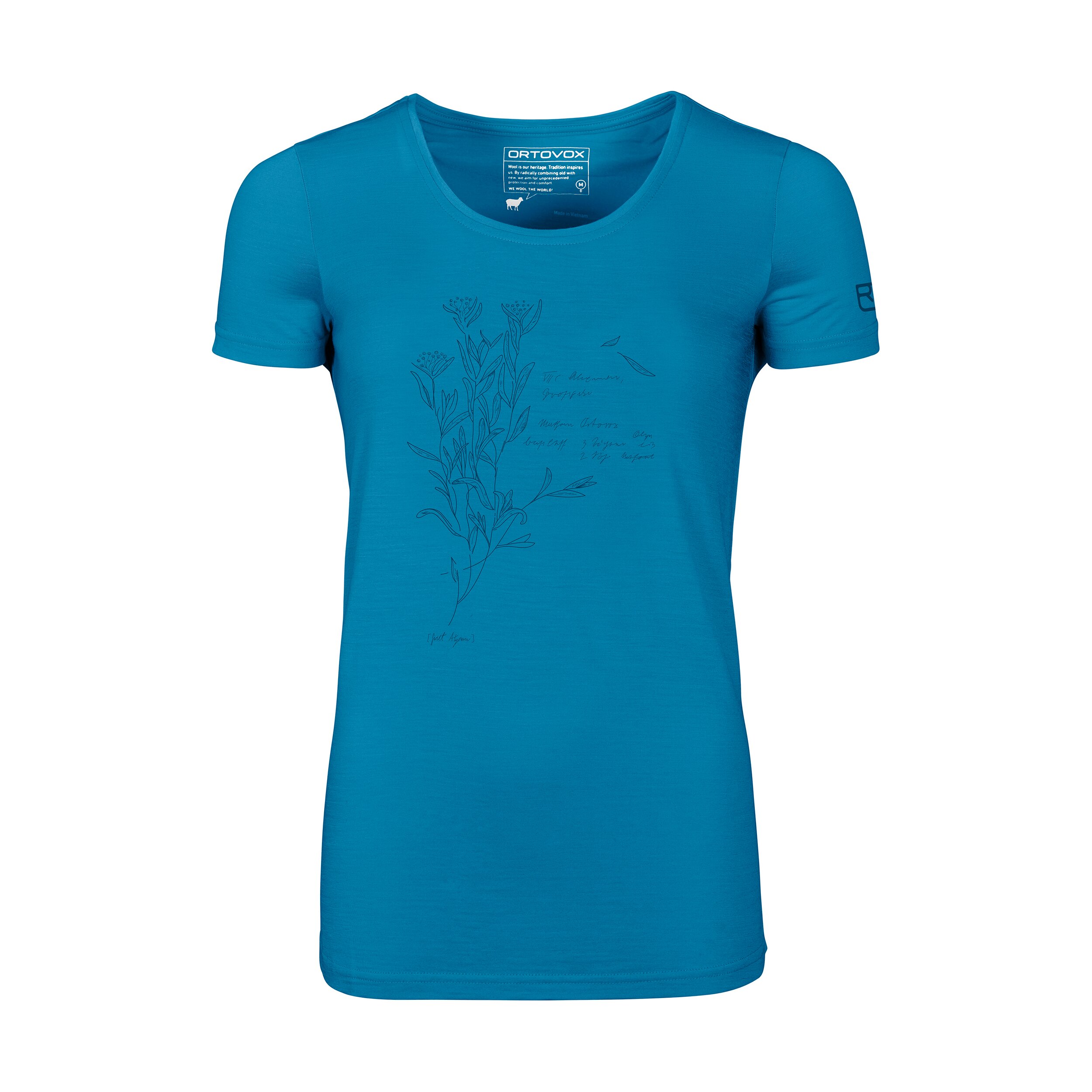 Ortovox dámské triko 120 Cool Tec Sweet Alison T-shirt W Barva: heritage blue, Velikost: XL