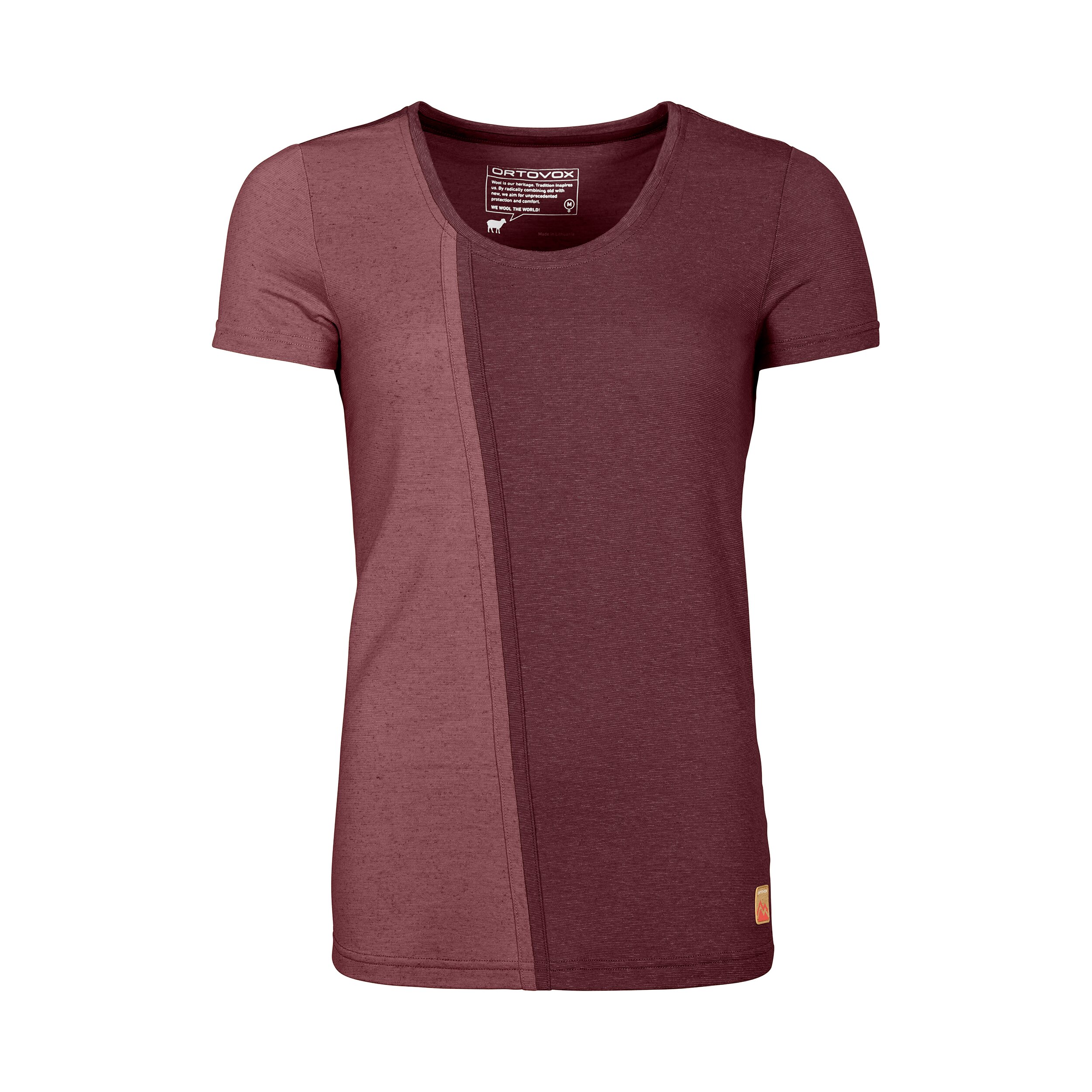 Ortovox dámské triko 170 Cool Vertical T-shirt W Barva: winetasting blend, Velikost: M