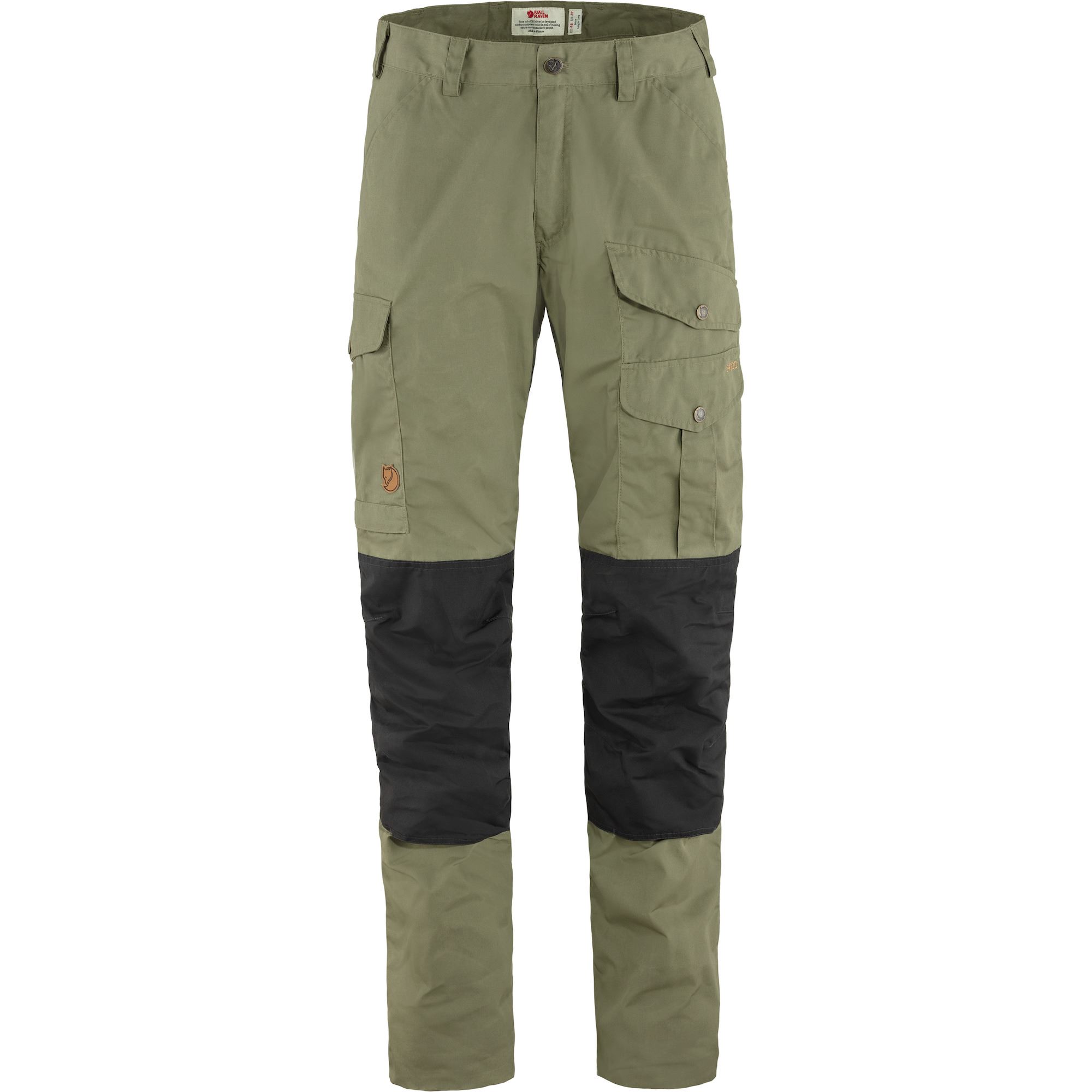 Fjallraven kalhoty Barents Pro Barva: 620-030 - Green-Dark Grey, Velikost: 50