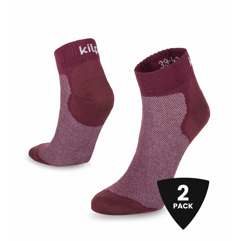 Kilpi unisex běžecké ponožky Minimis-U Barva: tmavě červená, Velikost: 35