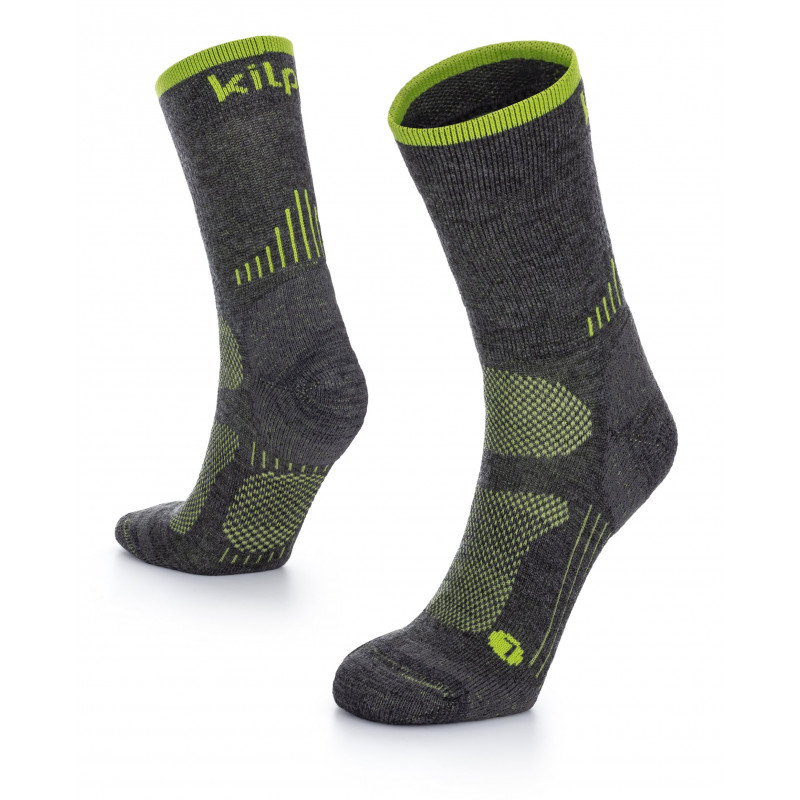 Kilpi unisex outdoorové ponožky Mirin-U Barva: světle zelená, Velikost: 35