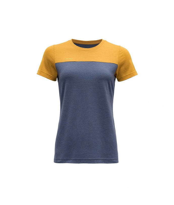 Devold dámské triko s krátkým rukávem Norang Woman Tee Barva: ARROWWOOD/VINTAGE, Velikost: L