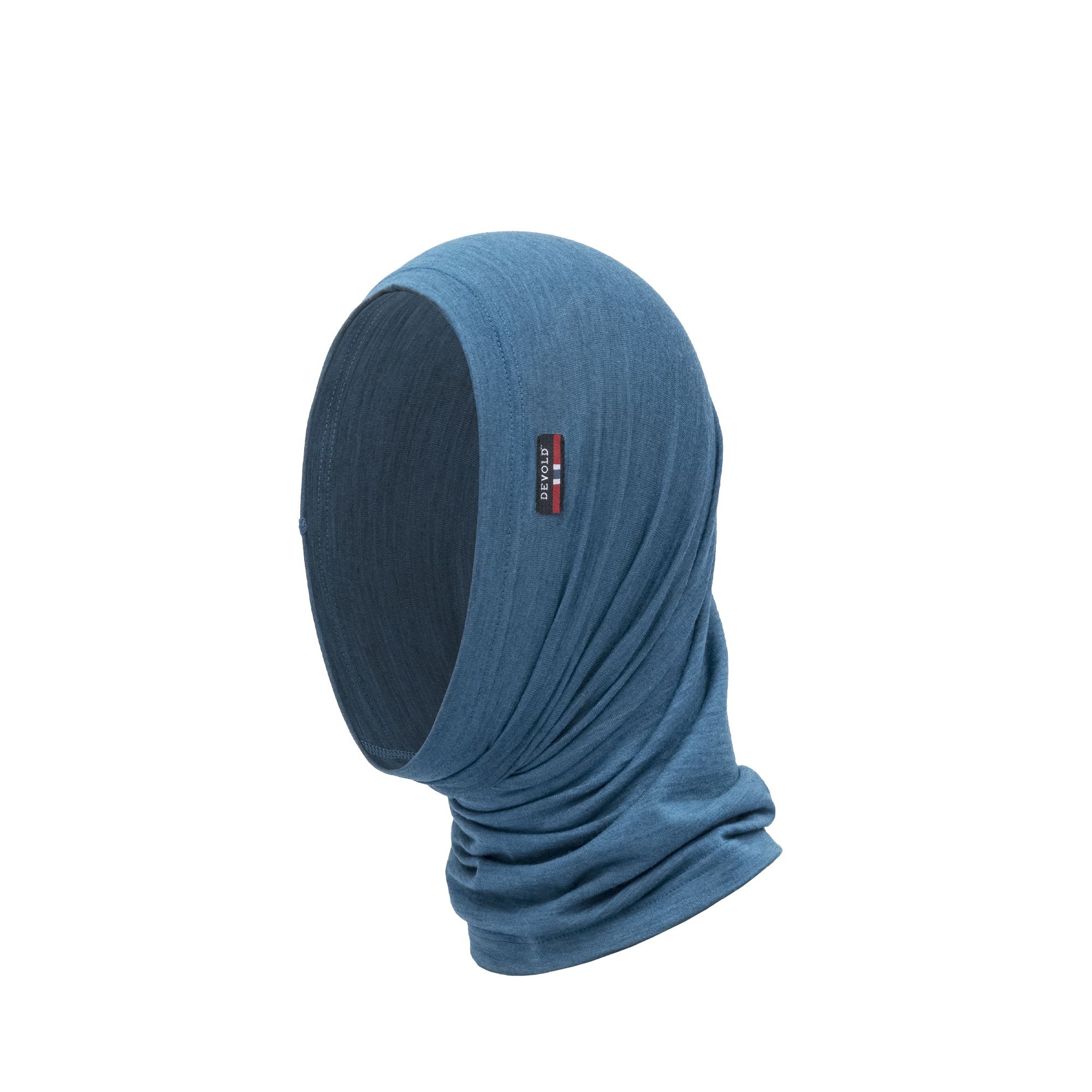 Devold nákrčník Breeze Merino 150 Headover Barva: blue melange