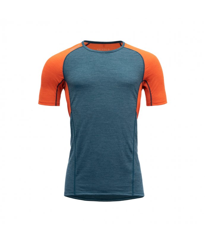 Devold pánské běžecké triko Running Man T Shirt Barva: POND, Velikost: XL