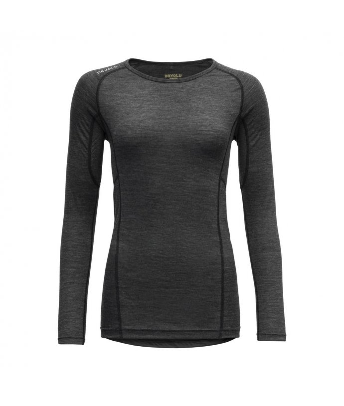Devold dámské běžecké triko s dlouhým rukávem Running Woman Shirt Barva: anthracite, Velikost: M
