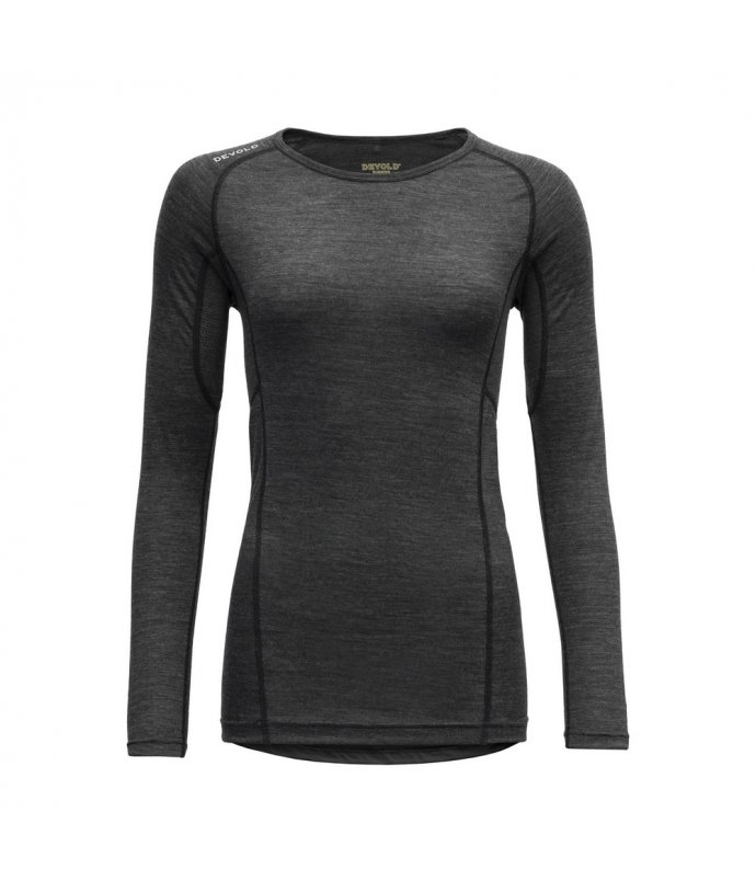 Devold dámské běžecké triko s dlouhým rukávem Running Woman Shirt Barva: anthracite, Velikost: L