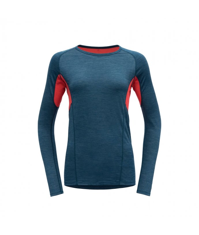 Devold dámské běžecké triko s dlouhým rukávem Running Woman Shirt Barva: FLOOD, Velikost: XS