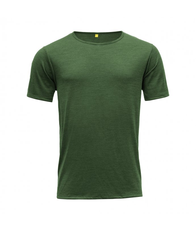 Devold pánské triko s krátkým rukávem Sula Man Tee Barva: forest, Velikost: S