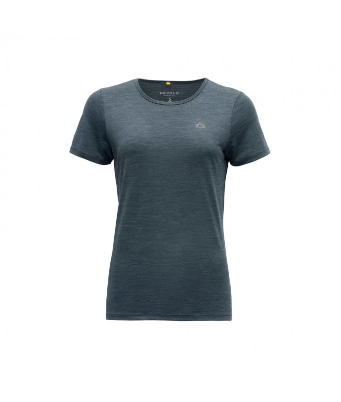 Devold dámské triko s krátkým rukávem Valldal Woman Tee Barva: WOODS, Velikost: XL