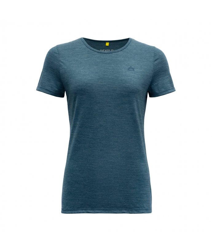Devold dámské triko s krátkým rukávem Valldal Woman Tee Barva: POND, Velikost: S