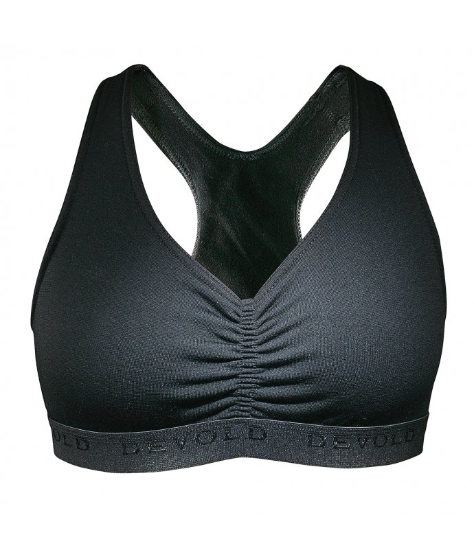 Devold dámské spodní prádlo Wool Fleece Bra Barva: black, Velikost: XS