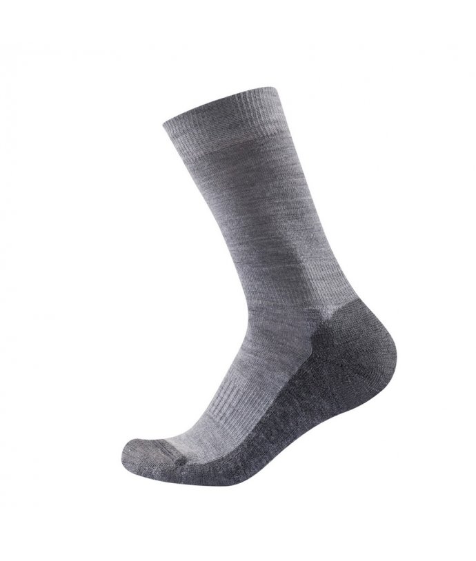 Devold univerzální ponožky Multi Medium Sock Barva: Grey melange, Velikost: 38-40