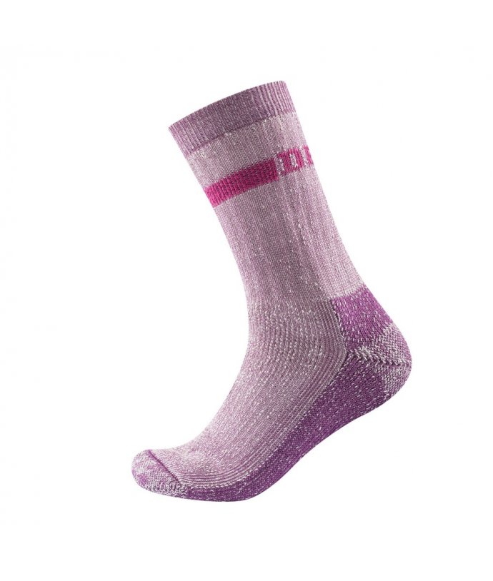 Devold dámské ponožky Outdoor Heavy Woman Sock Barva: PINK MELANGE, Velikost: 35-37