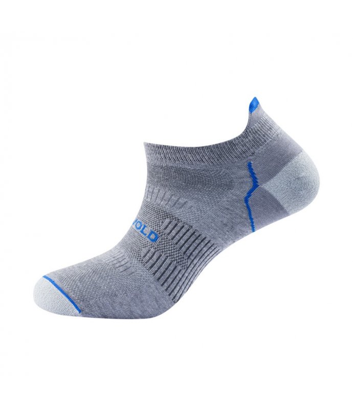 Devold univerzální ponožky Energy Low Sock Barva: Grey melange, Velikost: 35-37