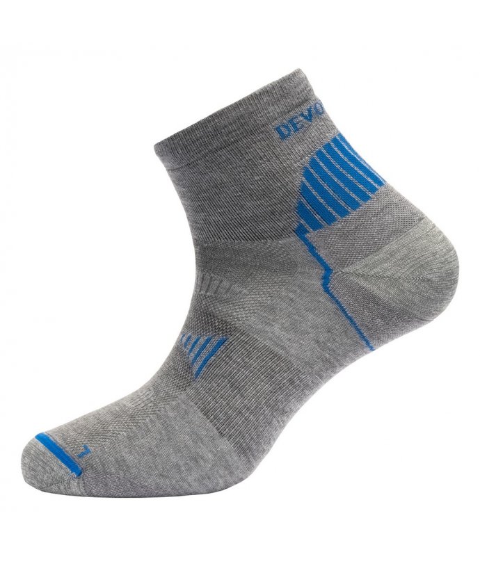 Devold univerzální ponožky Energy Ankle Sock Barva: Grey melange, Velikost: 41-43