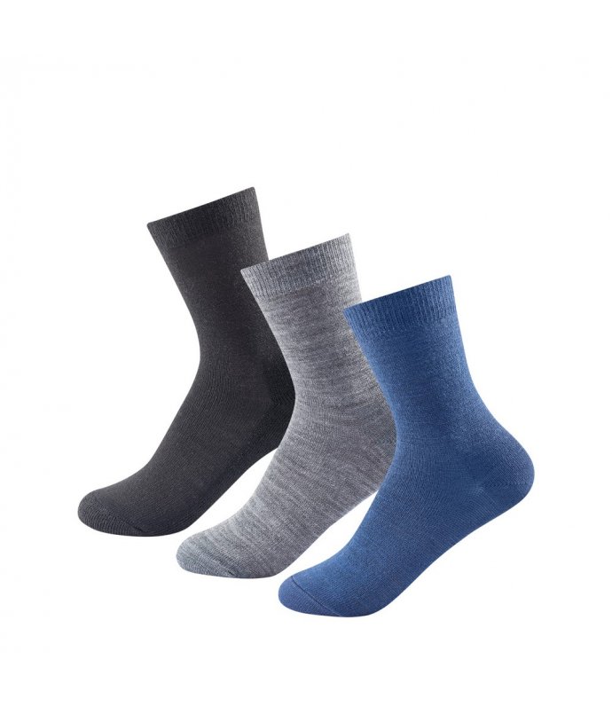Devold dětské ponožky Daily Light Kid Sock 3 pack Barva: KID MIX, Velikost: 25-27