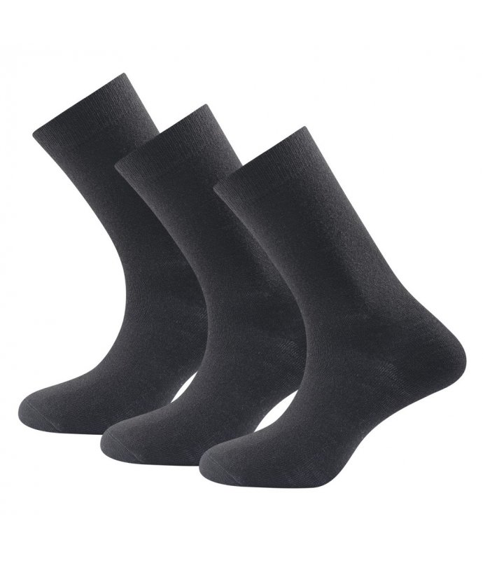 Devold univerzální ponožky Daily Light Sock 3 pack Barva: black, Velikost: 36-40