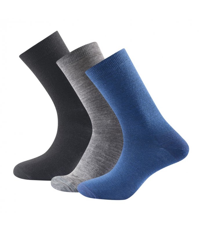 Devold univerzální ponožky Daily Light Sock 3 pack Barva: INDIGO MIX, Velikost: 36-40