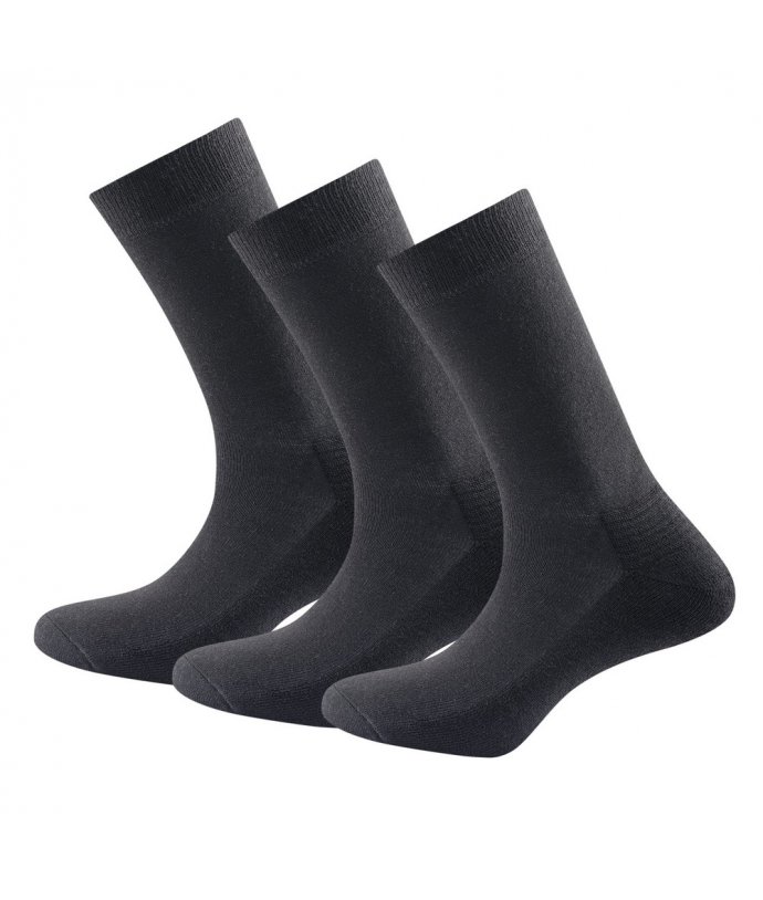 Devold univerzální ponožky Daily Medium Sock 3 pack Barva: black, Velikost: 41-46