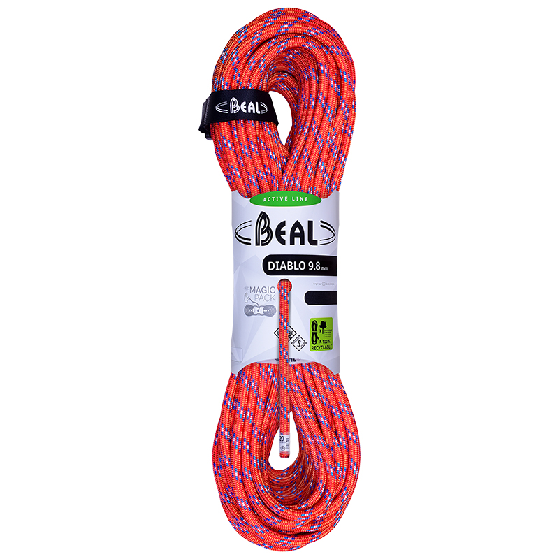 BEAL dynamické lano Diablo 9.8mm 80 m