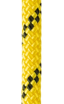 Petzl lano Axis 11mm Barva: žluto černá, Typ: Bez impregnace, Velikost: 200 m