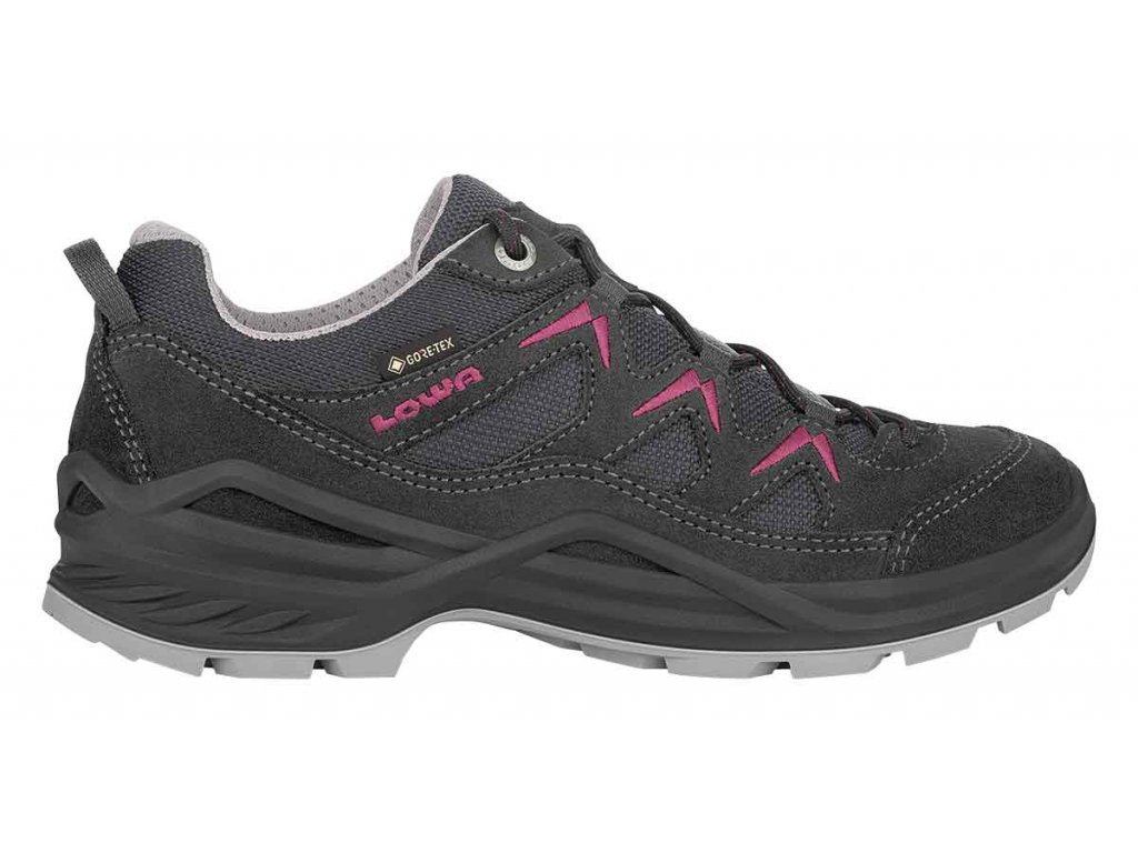 Lowa boty SIRKOS EVO GTX LO Ws anthracite/berry Velikost: 8 UK (42 EU)