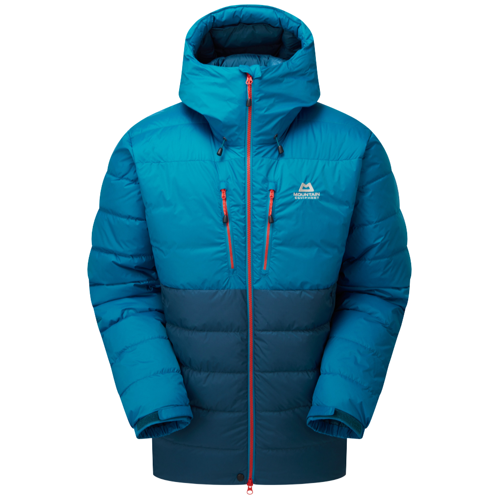 Mountain Equipment pánská péřová bunda Trango Jacket Barva: Majolica/Mykonos, Velikost: L