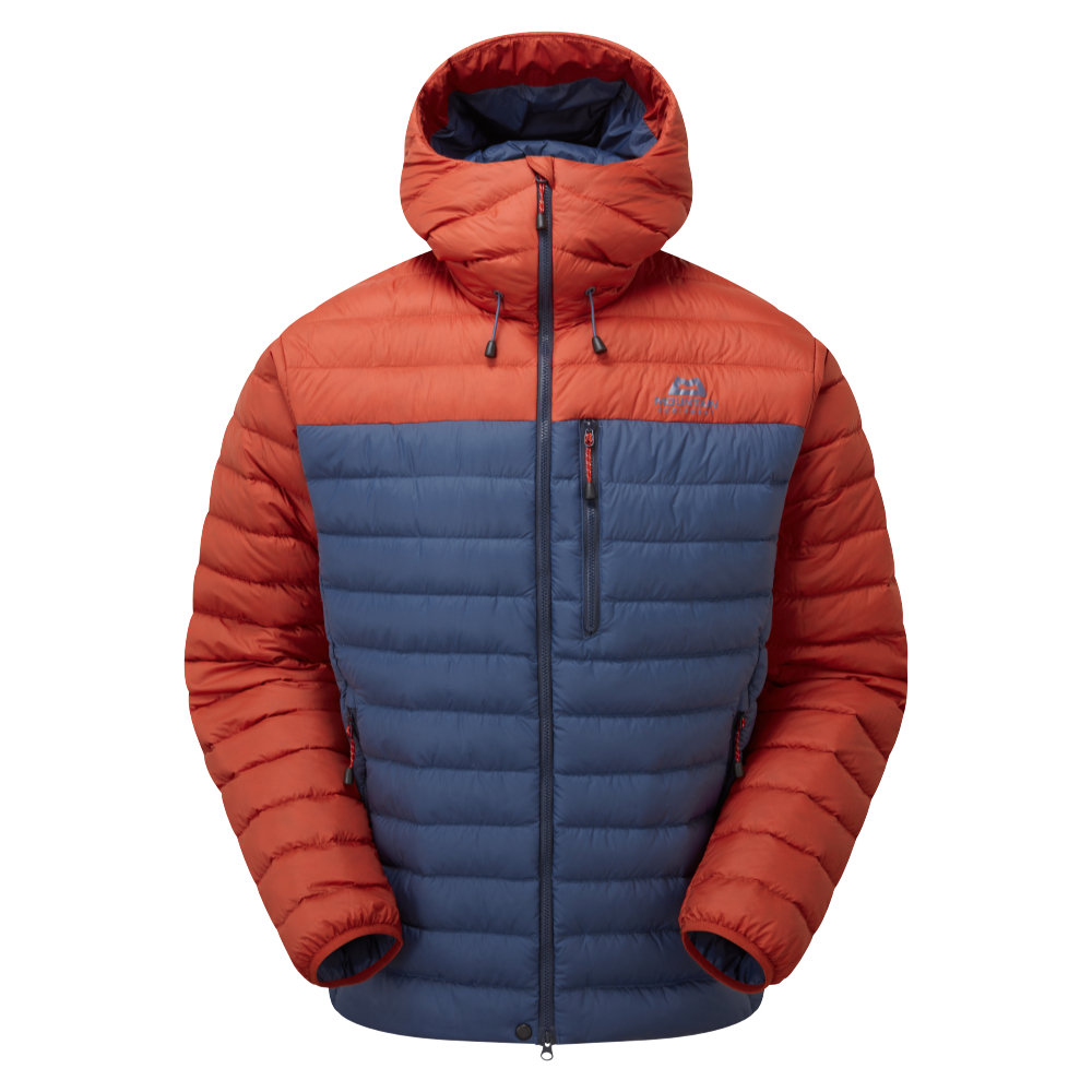 Mountain Equipment pánská péřová bunda Earthrise Hooded Jacket Barva: Dusk, Velikost: XL