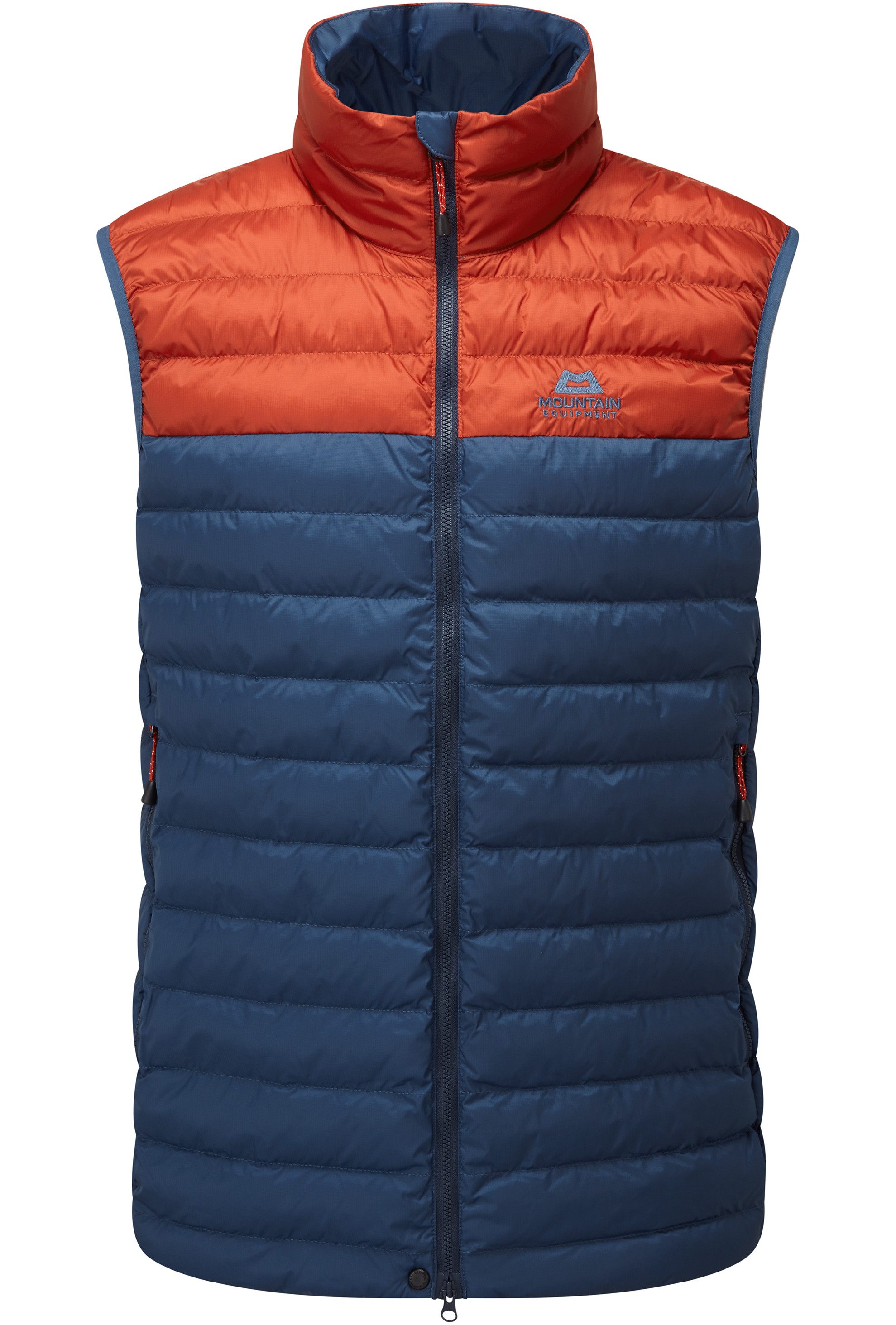 Mountain Equipment pánská zateplovací vesta Superflux Vest Barva: Dusk/RedRock, Velikost: XL