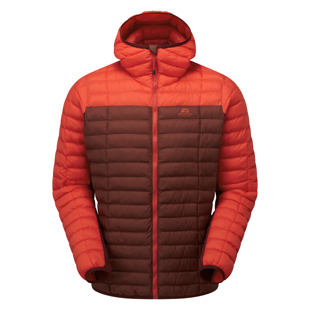 Mountain Equipment pánská zateplovací bunda Particle Hooded Jacket Barva: Firedbrick/Cardinal, Velikost: S
