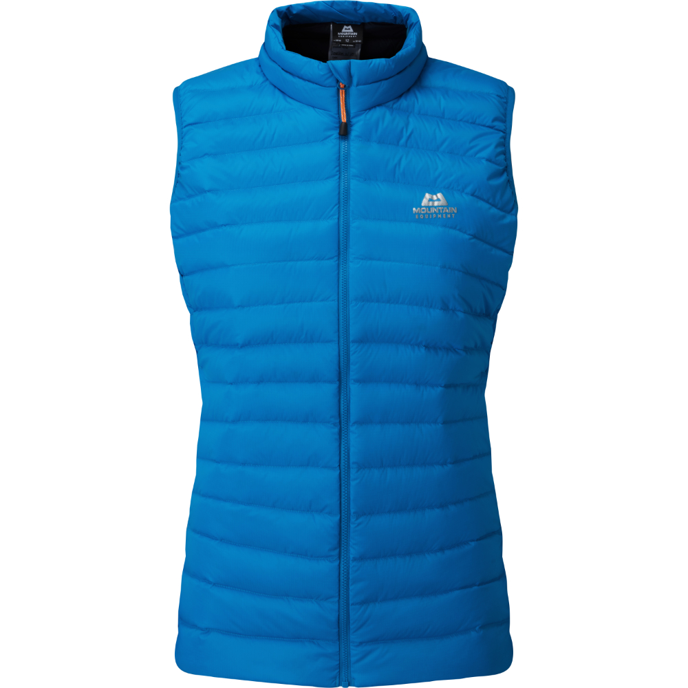 Mountain Equipment dámská péřová vesta Frostline Wmns Vest Barva: Azure, Velikost: 12/M